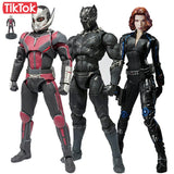 SHF Captain America Civil War Ant Man Black Panther Black Widow Cartoon Toy Action Figure Model Doll Gift