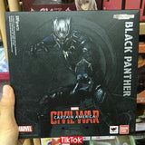 SHF Captain America Civil War Ant Man Black Panther Black Widow Cartoon Toy Action Figure Model Doll Gift