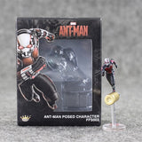2Styles Super Hero Ant-Man Ant Man Hank Pym Wasp PVC Action Figure Toys Collection Model for Kids 6.5cm
