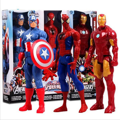 Spiderman Captain America Iron Man Toys