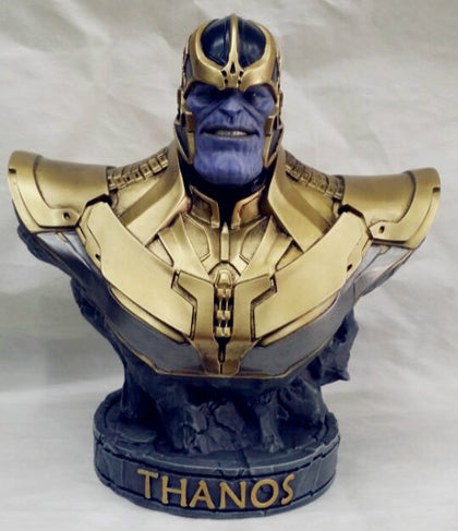 Estartek Fine Art 1/4 Marvel Guardians of The Galaxy Villain Boss Thanos Bust Collection Garage Kit Statue for Fans Holiday Gift