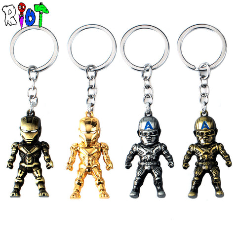 Alloy Keyring Solid Figure Model Key Chains