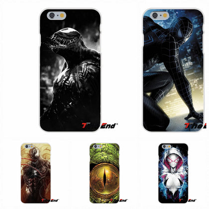 For Huawei G7 G8 P8 P9 Lite Honor 5X 5C 6X Mate 7 8 9 Y3 Y5 Y6 II Slim Silicone Case Spiderman Villain Marvel Venom Art