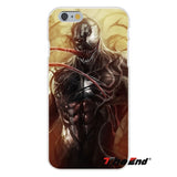 For Huawei G7 G8 P8 P9 Lite Honor 5X 5C 6X Mate 7 8 9 Y3 Y5 Y6 II Slim Silicone Case Spiderman Villain Marvel Venom Art