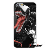 For Huawei G7 G8 P8 P9 Lite Honor 5X 5C 6X Mate 7 8 9 Y3 Y5 Y6 II Slim Silicone Case Spiderman Villain Marvel Venom Art