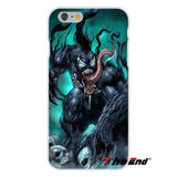 For Huawei G7 G8 P8 P9 Lite Honor 5X 5C 6X Mate 7 8 9 Y3 Y5 Y6 II Slim Silicone Case Spiderman Villain Marvel Venom Art